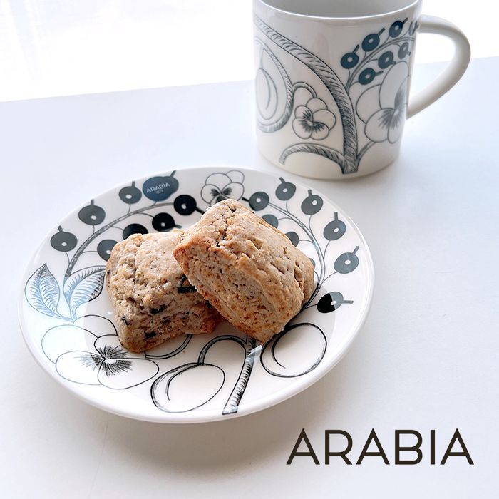 新品】ARABIA/アラビア パラティッシ プレート14cm カラー/ブラック