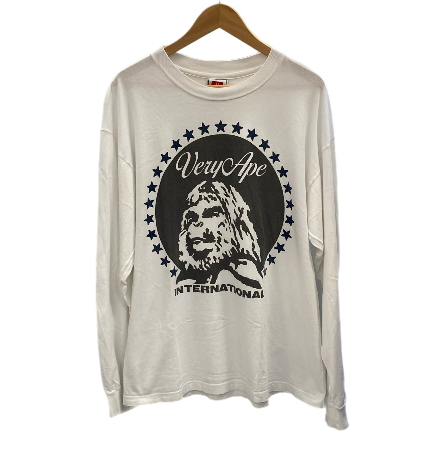 a bathing ape vintage 90s ロングスリーブtシャツ A BATHING APE - 90s Vintage Ape 初期 1996 UK エイプ ヘインズ