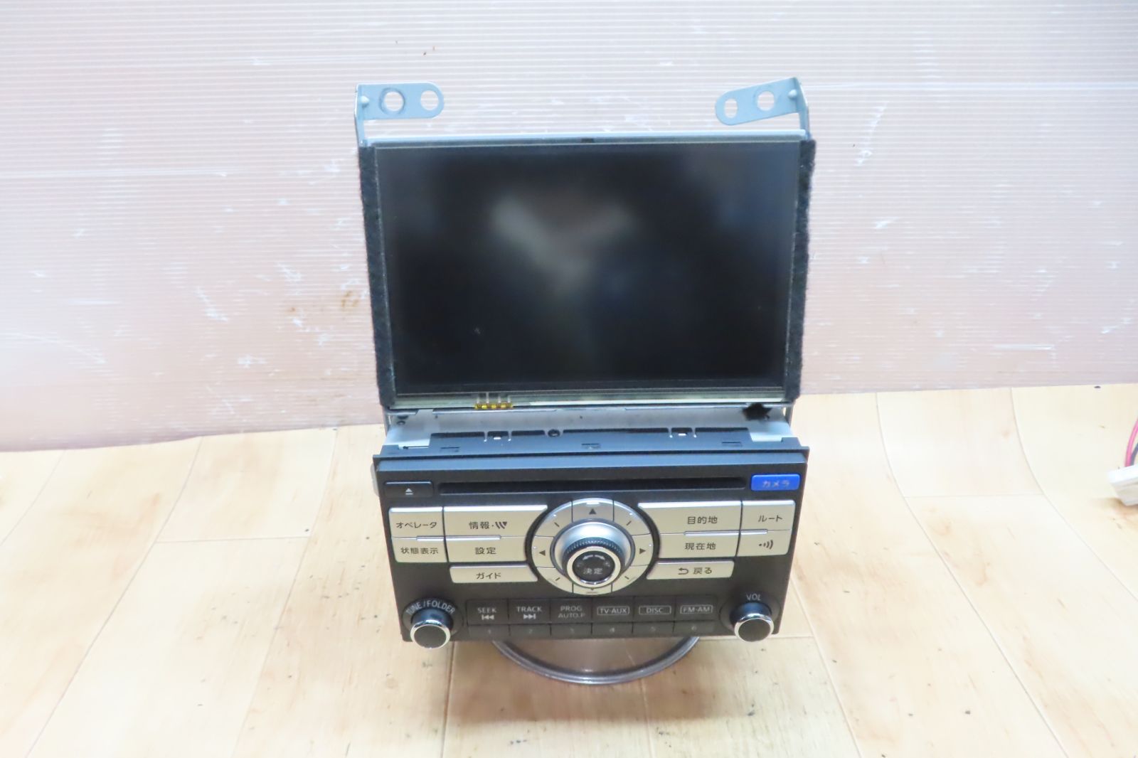 動作保証付F1118/日産純正 エクストレイル HNT31 25915 CS73C NAU-M8105JP HDDナビ ナビユニット　本体のみ　取り外すまで正常稼働