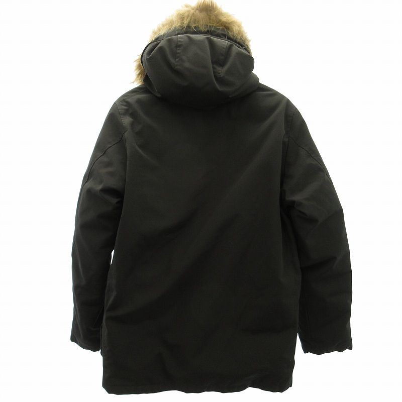 ダントン DANTON 美品 タッサー ダウンジャケット コート フード  