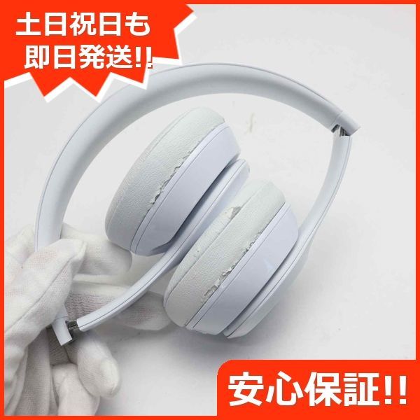 良品中古 Beats solo3 wireless MNEP2PA/A グロスホワイト ワイヤレスヘッドホン Beats 土日祝発送OK 04000  - メルカリ