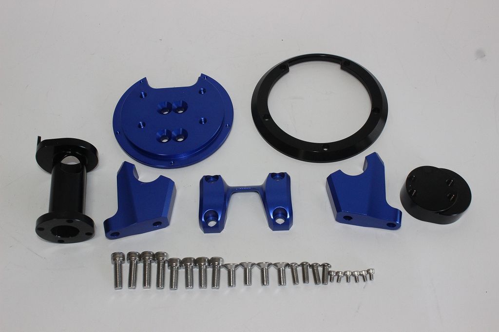 品 PCX PCX e HEV PCX 125 160 JK05 JK06 KF47 2021 2025 CNC アルミ ハンドルポスト 青