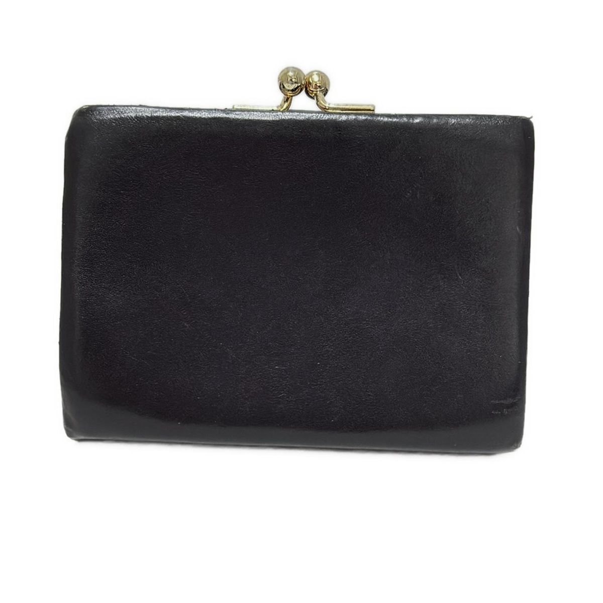 【美品】ツモリチサト　がま口　財布　黒 tsumori chisato CARRY(ツモリチサトキャリー) 3つ折り財布 - 黒