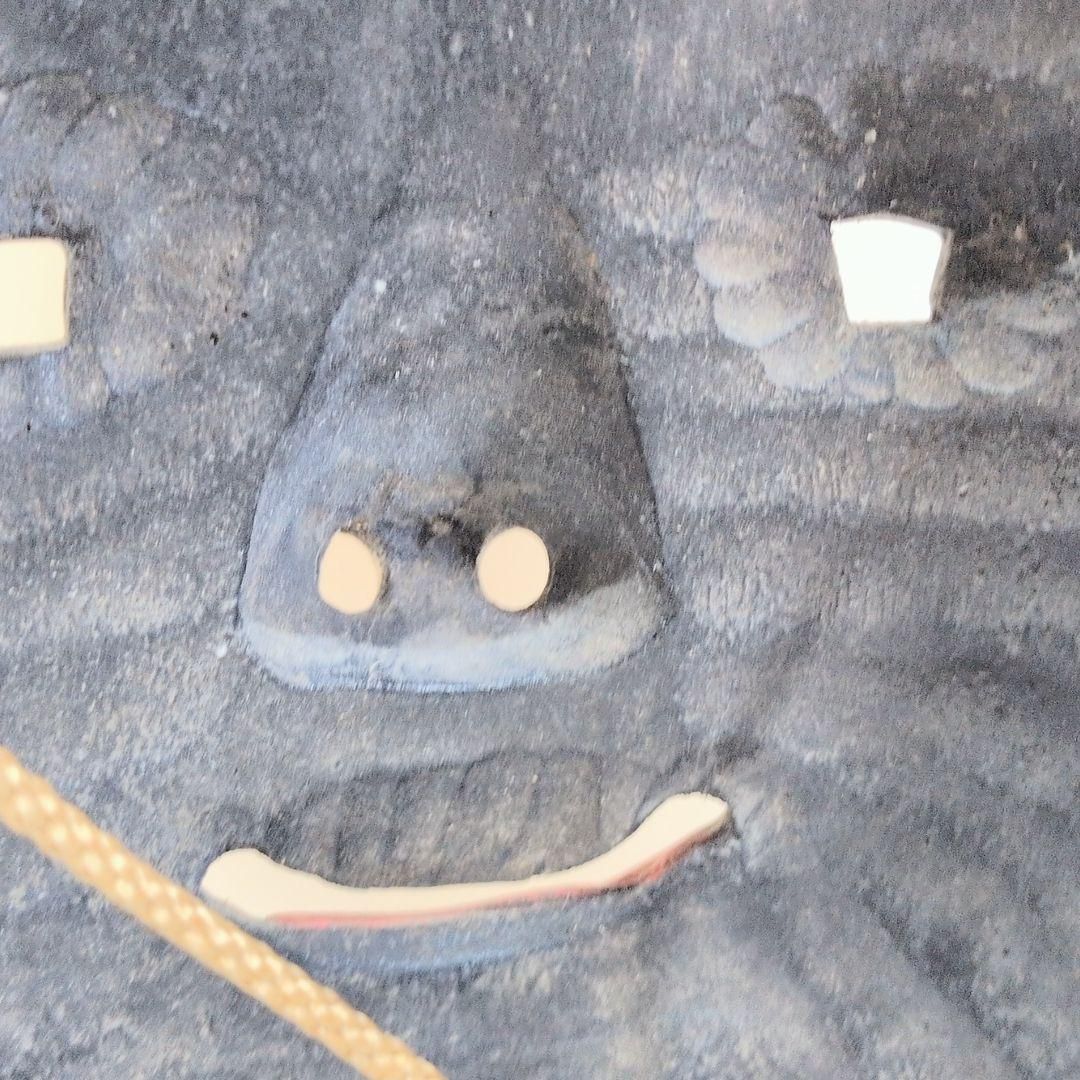 お多福 おたふく 御多福 清己 作 能面 お面 壁掛け 神楽面 木製 伝統