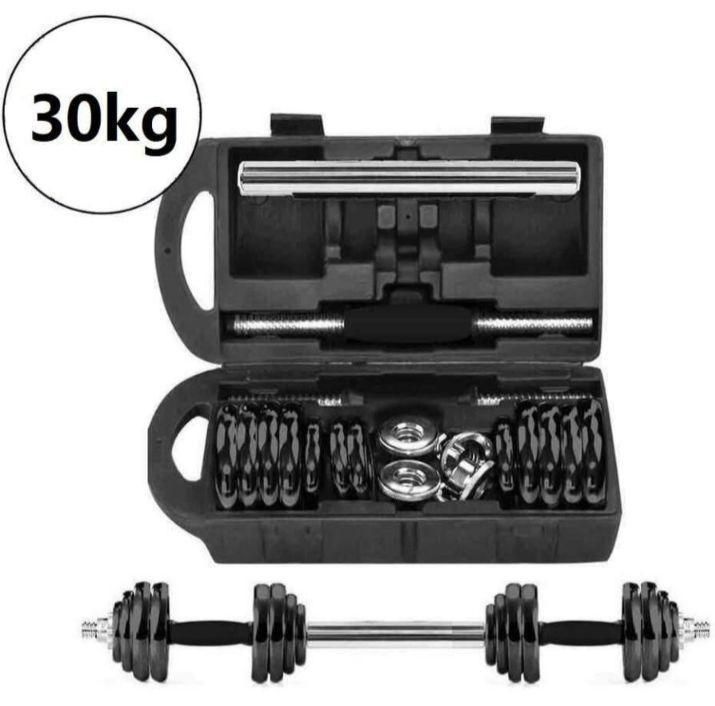ダンベル 30kg セット 延長用シャフト コネクション チューブ バーベル