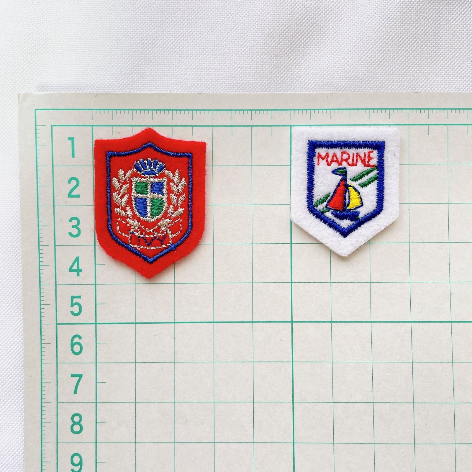 7枚セット ワッペン ビンテージ 昭和レトロ 女の子 男の子 かっこいい