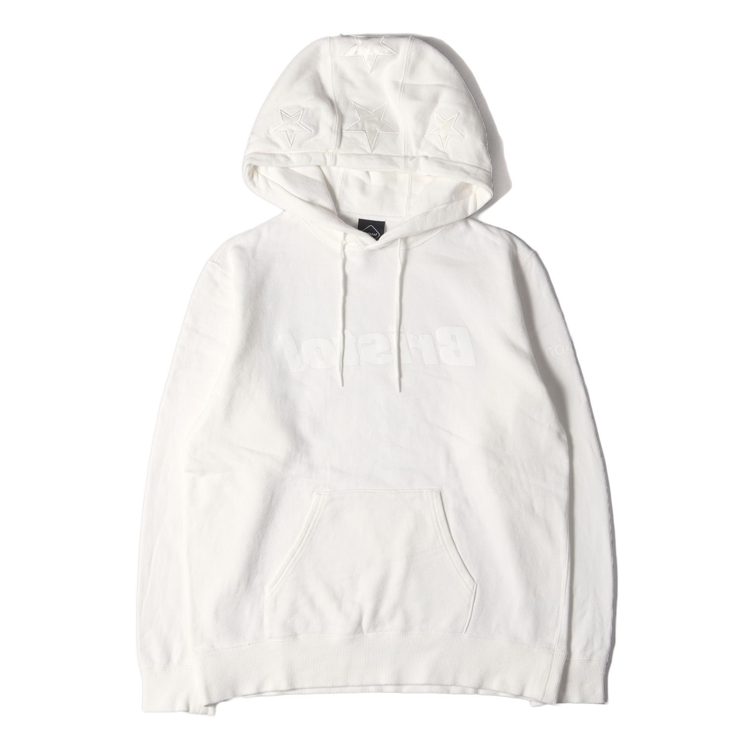 F.C.Real Bristol エフシーレアルブリストル  パーカー サイズ:S union store tokyo限定 野口強 スター フード スウェットパーカー STAR HOOD PULLOVER PARKA ホワイト 白 トップス フーディー