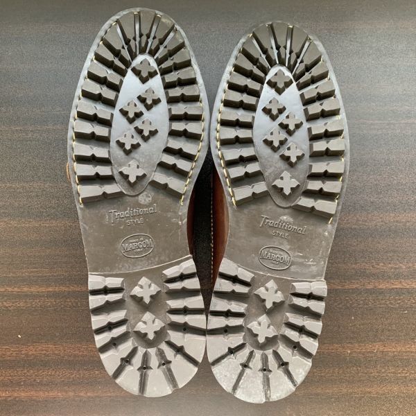 本革キルトローファー