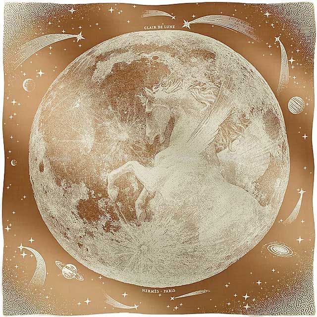 HERMES エルメス カレジェアン Clair de Lune クレール ドゥ リュンヌ