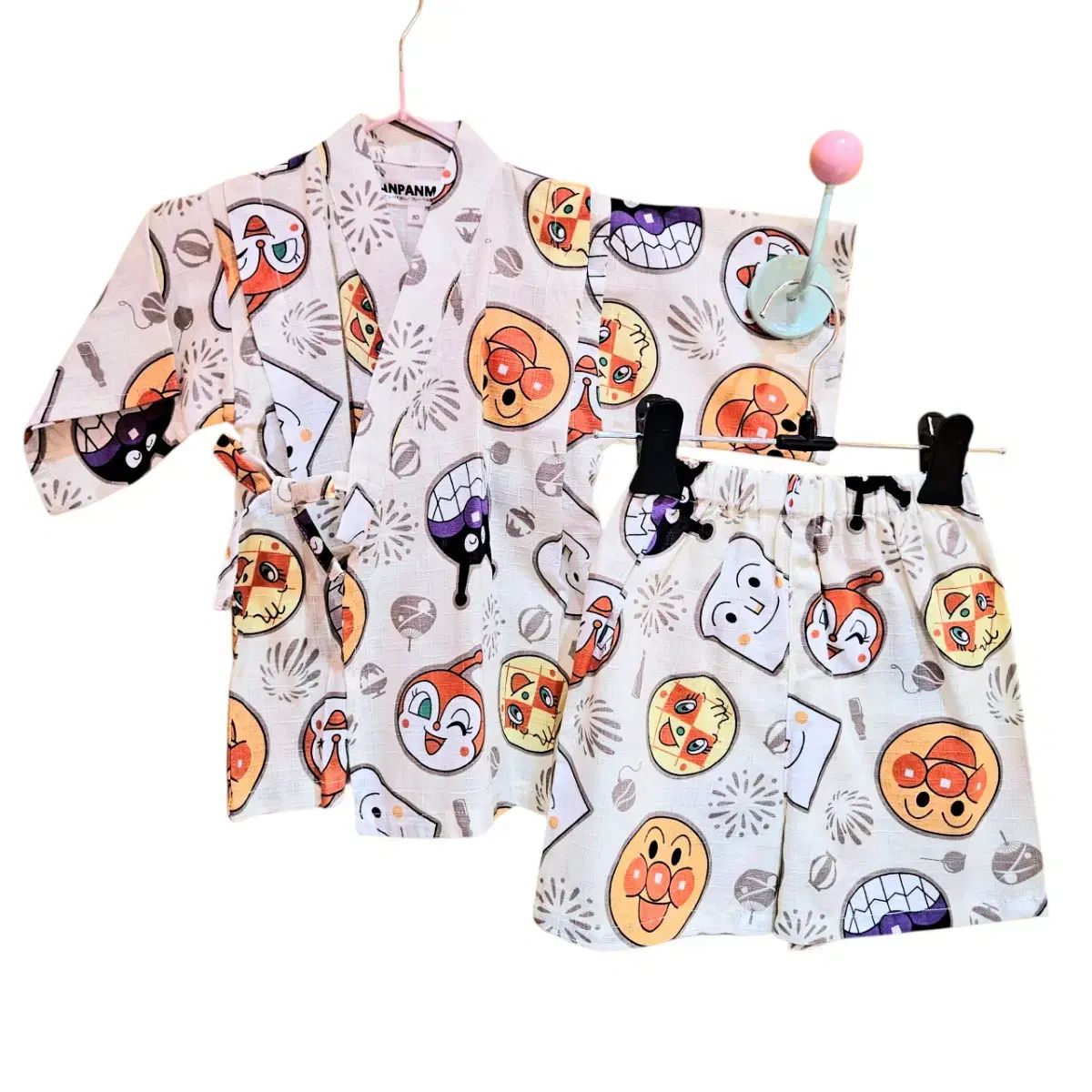 アンパンマン 浴衣 セットアップ 80 90