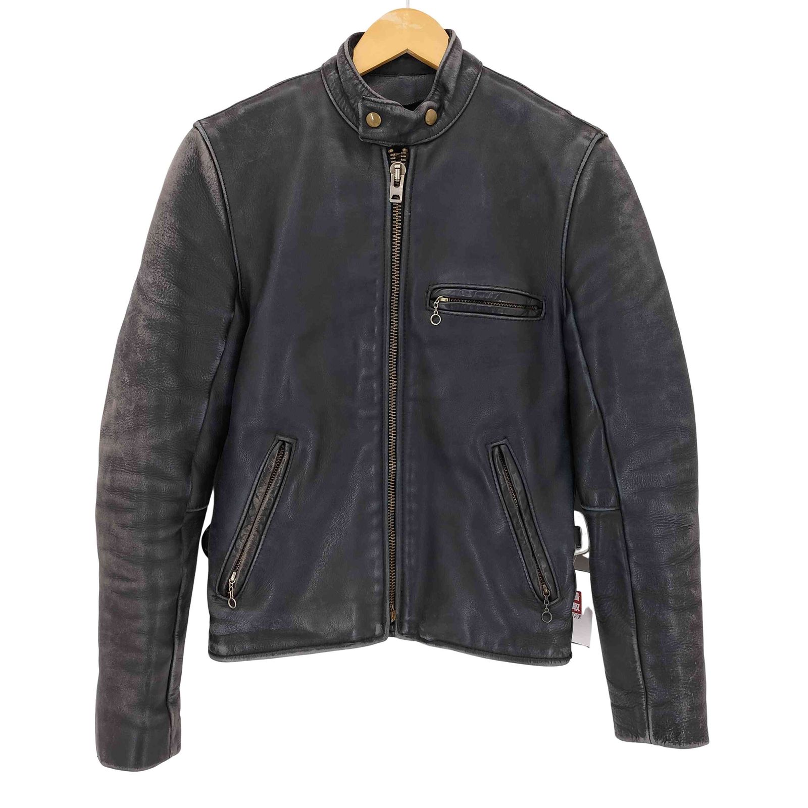 バンソン VANSON USA製 シングルライダース メンズ US：34