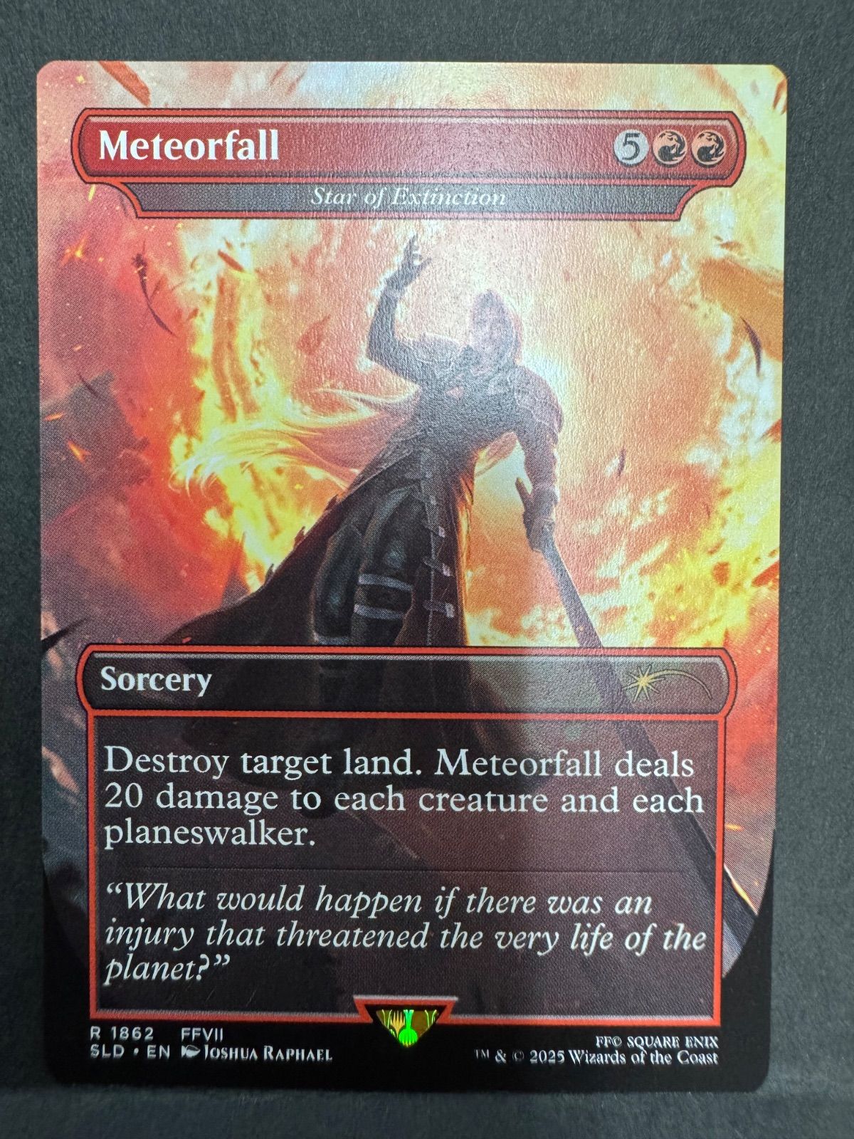 MTG FF メテオ降臨/絶滅の星　【Foil】 Secret Lair MTG FF メテオ降臨/絶滅の星 【Foil】 Secret Lair Secret Lair