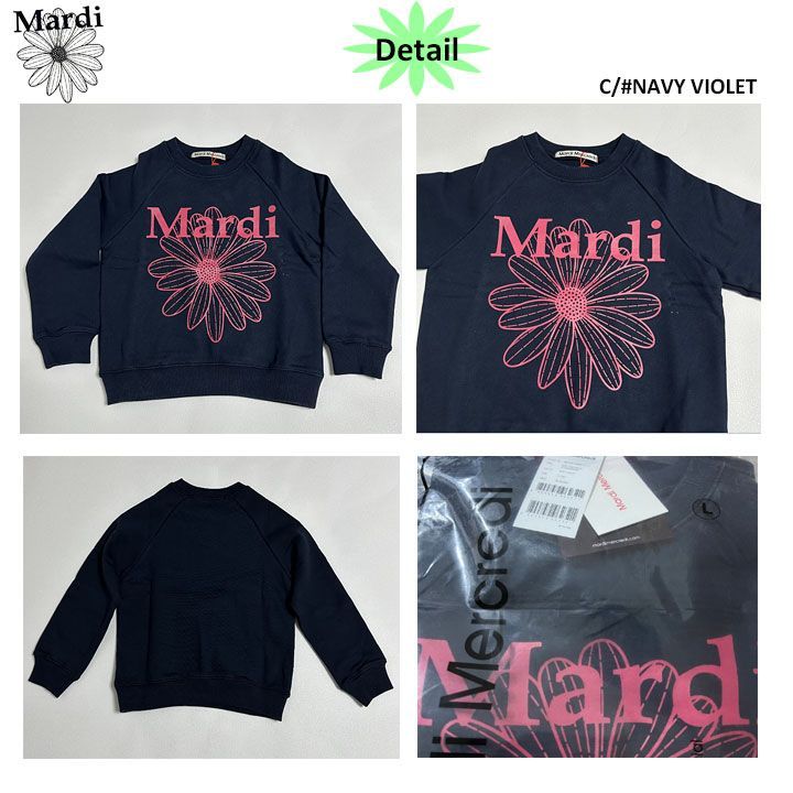 KIDS SWEATSHIRT FLOWERMARDI(※取り寄せ商品7～14日以内での配送)