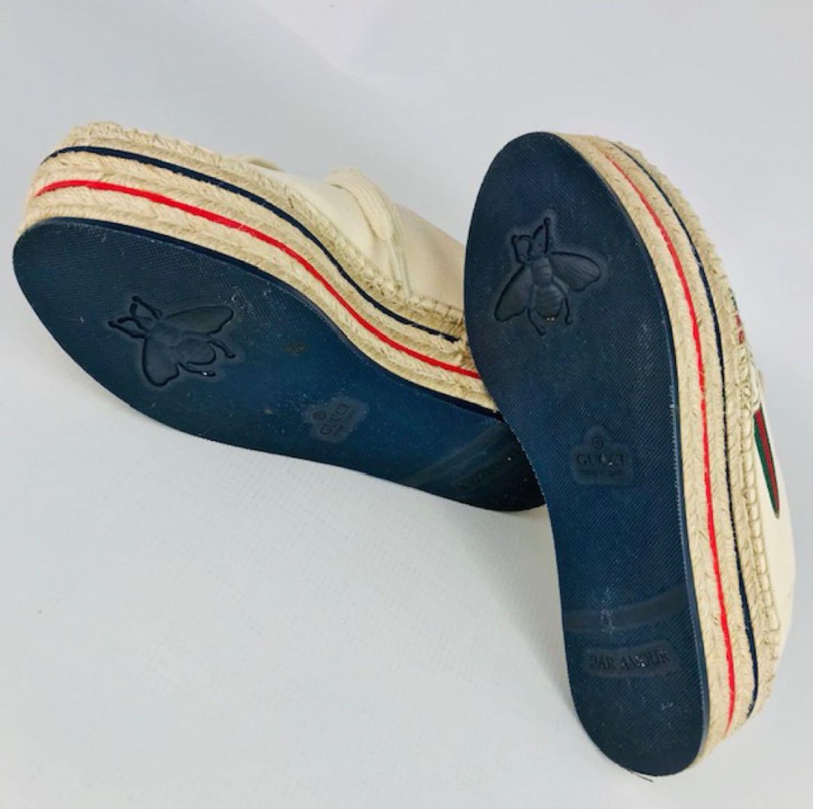 良品☆GUCCI・グッチ レディース キャンバス ヴィンテージブランドロゴ 