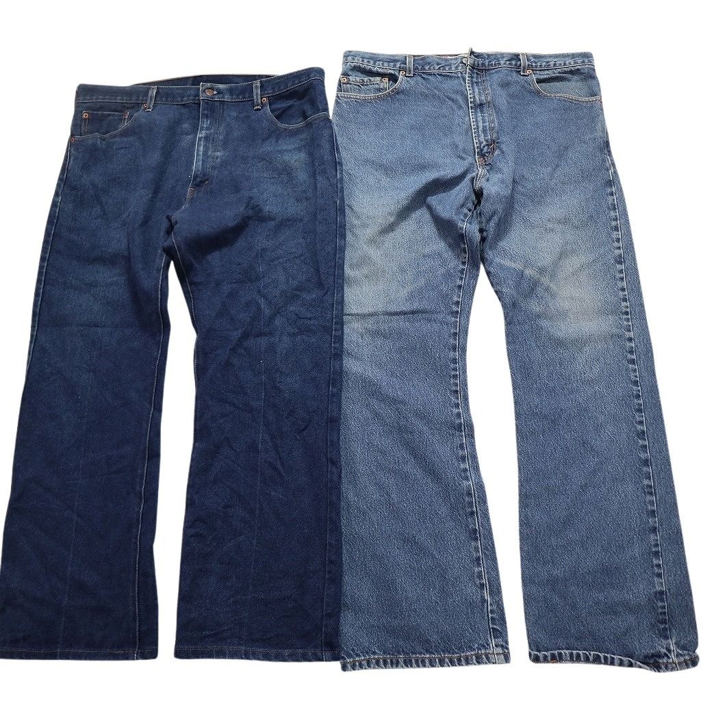 最上質。 古着卸 リーバイス 517 MIX デニム パンツ 8枚セット メンズ 36 38 40 フェード ブラック 古着 NB7721