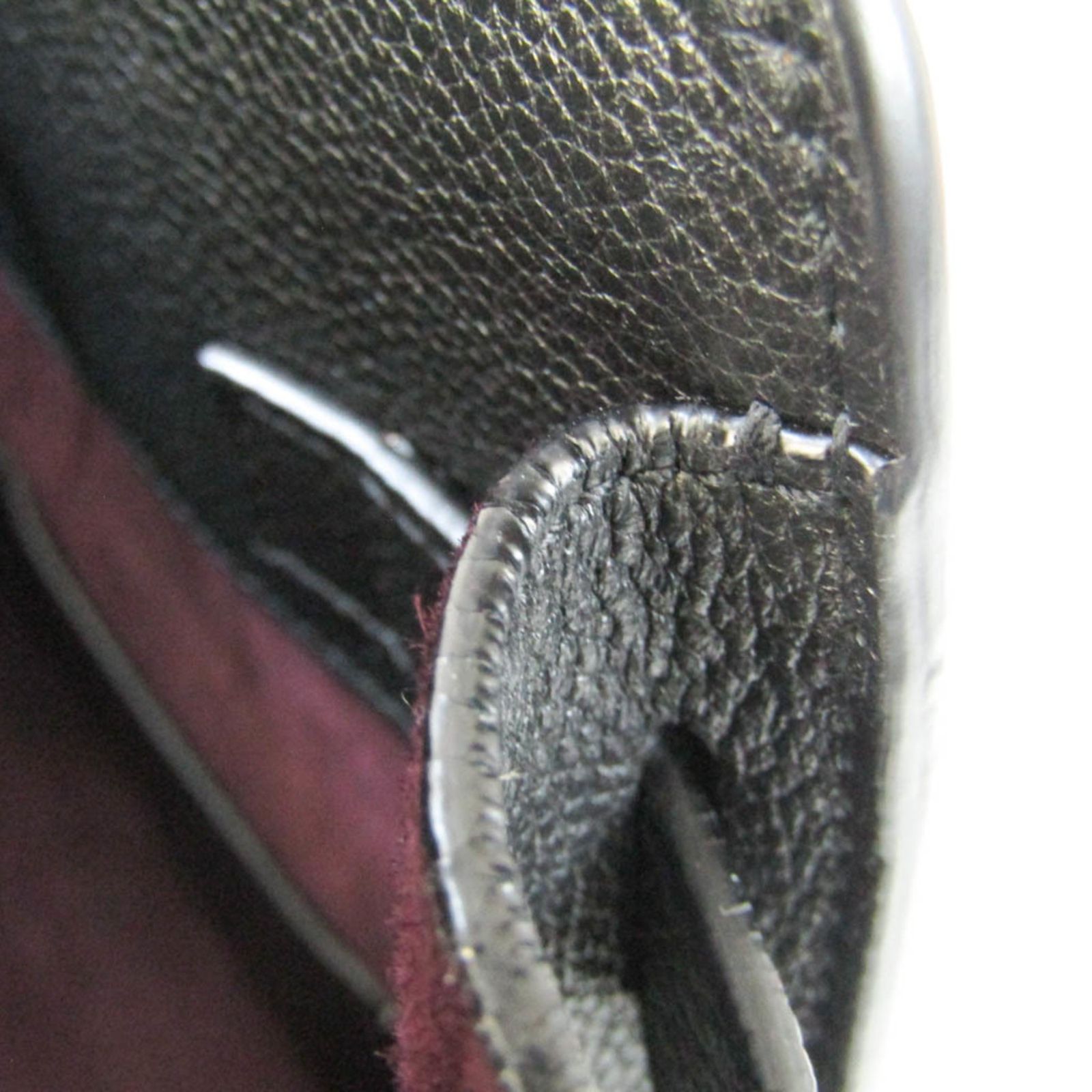 ブルガリ 281553 レディース レザー ハンドバッグ,ショルダーバッグ ブラック,ライトパープル