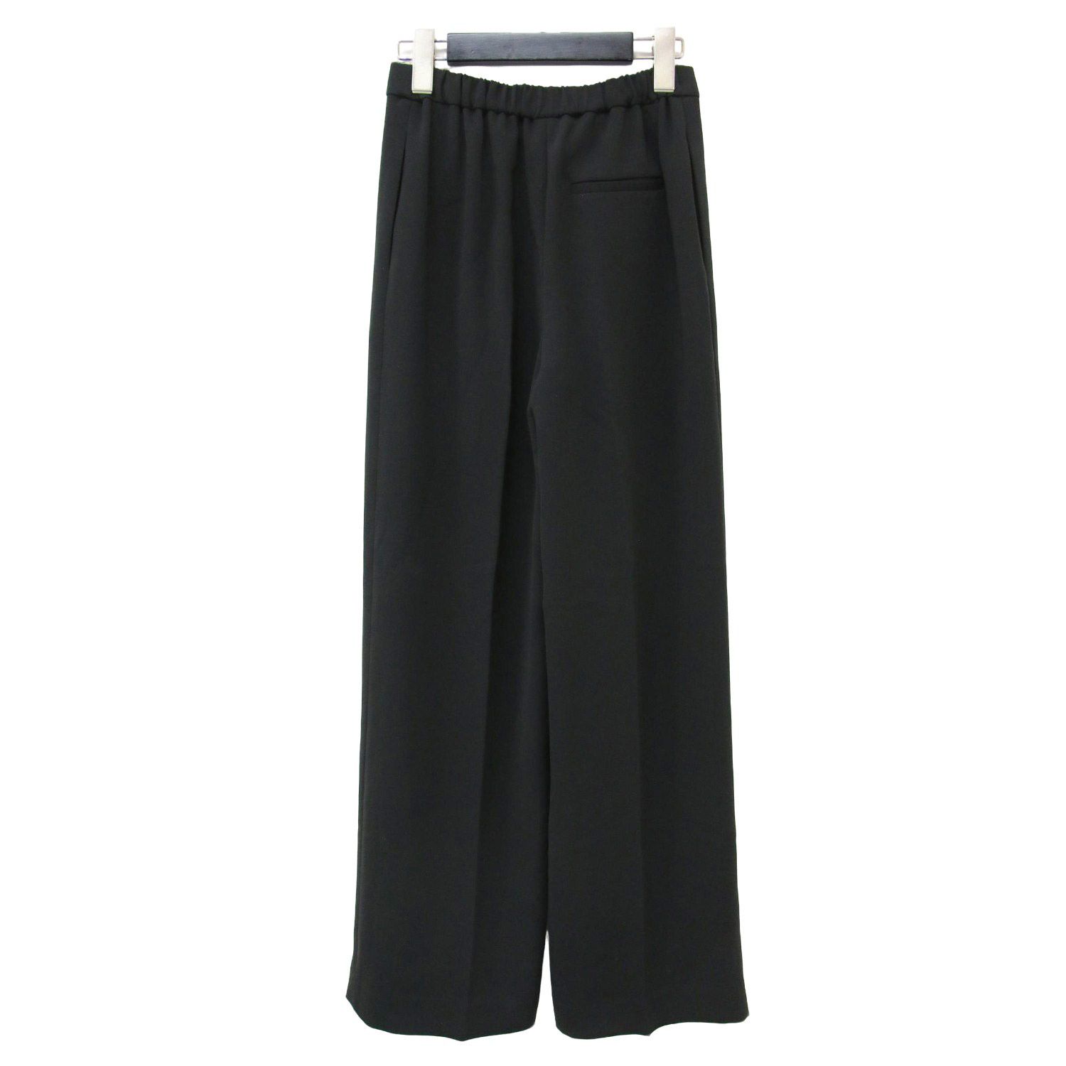 値下げ！美品Theory セオリー ウールワイドパンツ 黒 レディース