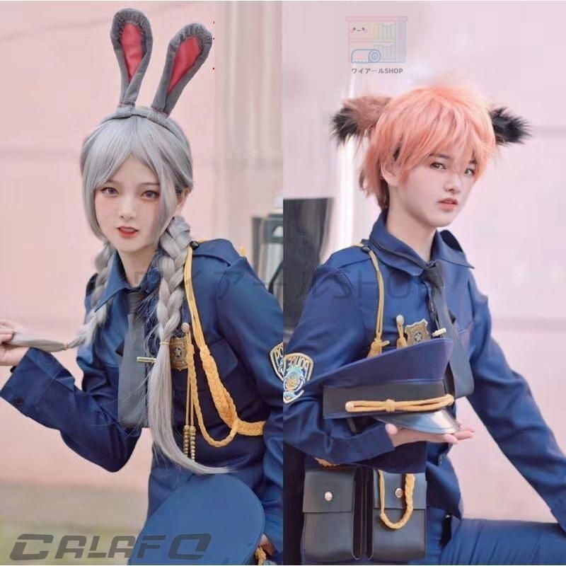 フルセット ズートピア ジュディ ホップス ニック ワイルド 警察官 コスプレ衣装