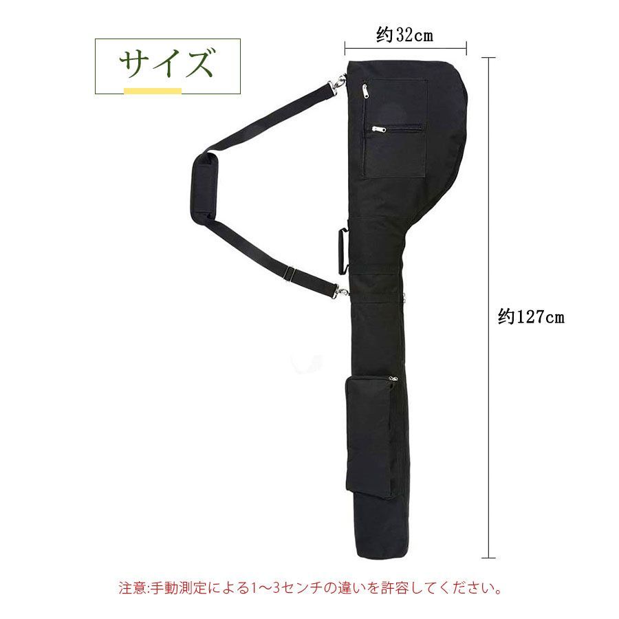 送料無料 軽量 ゴルフ バッグ クラブケース 練習用 大容量 8本以上収納 3ポケット ゴルフバッグ ゴルフケース ソフトケース 打ちっ放し キャディバッグ バッグイン メンズ レディース ユニセックス 男女兼用 折りたたみ キャディーバッグ