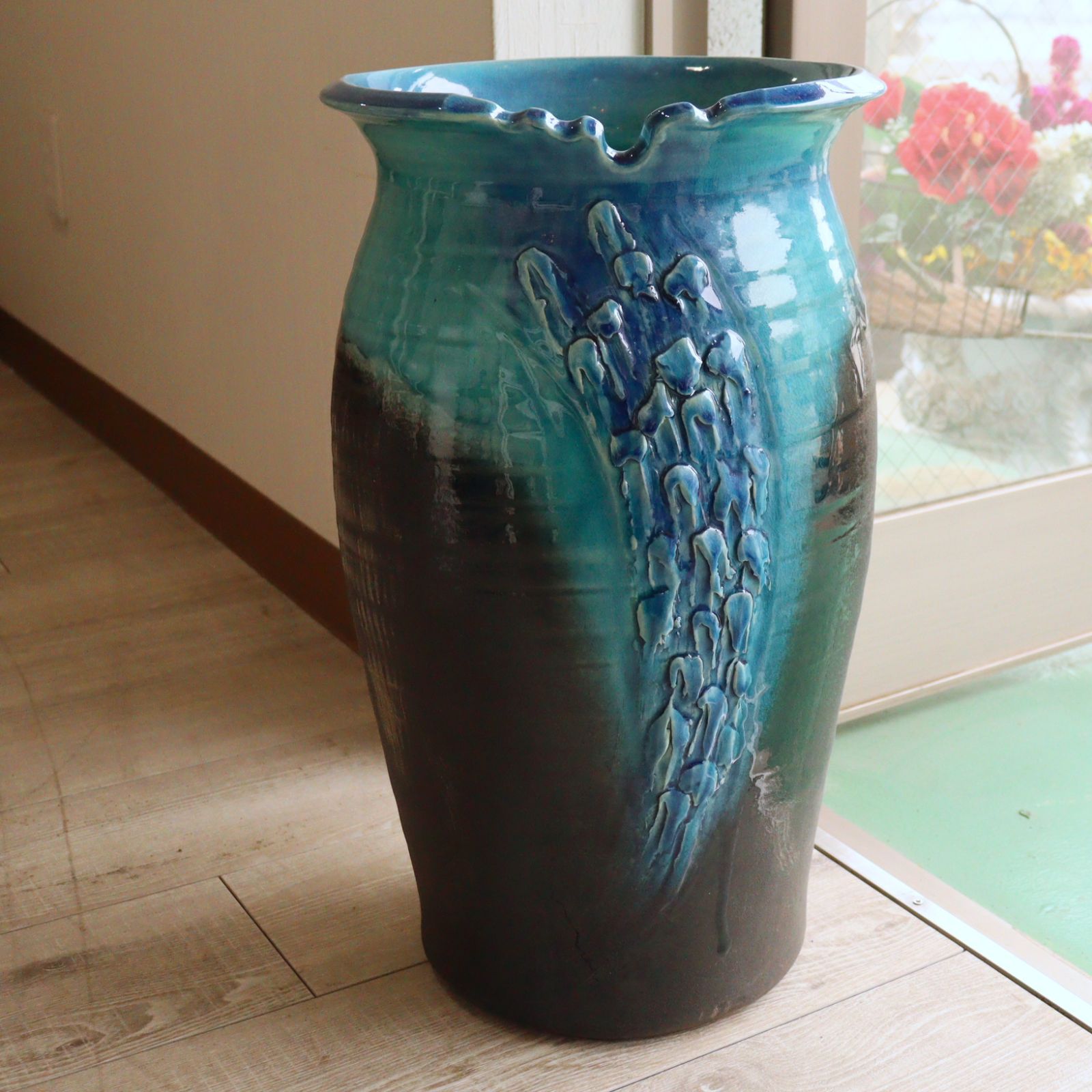 傘立て 清流 信楽焼 陶器 公式 日本製 アンブレラスタンド 傘立て 清流