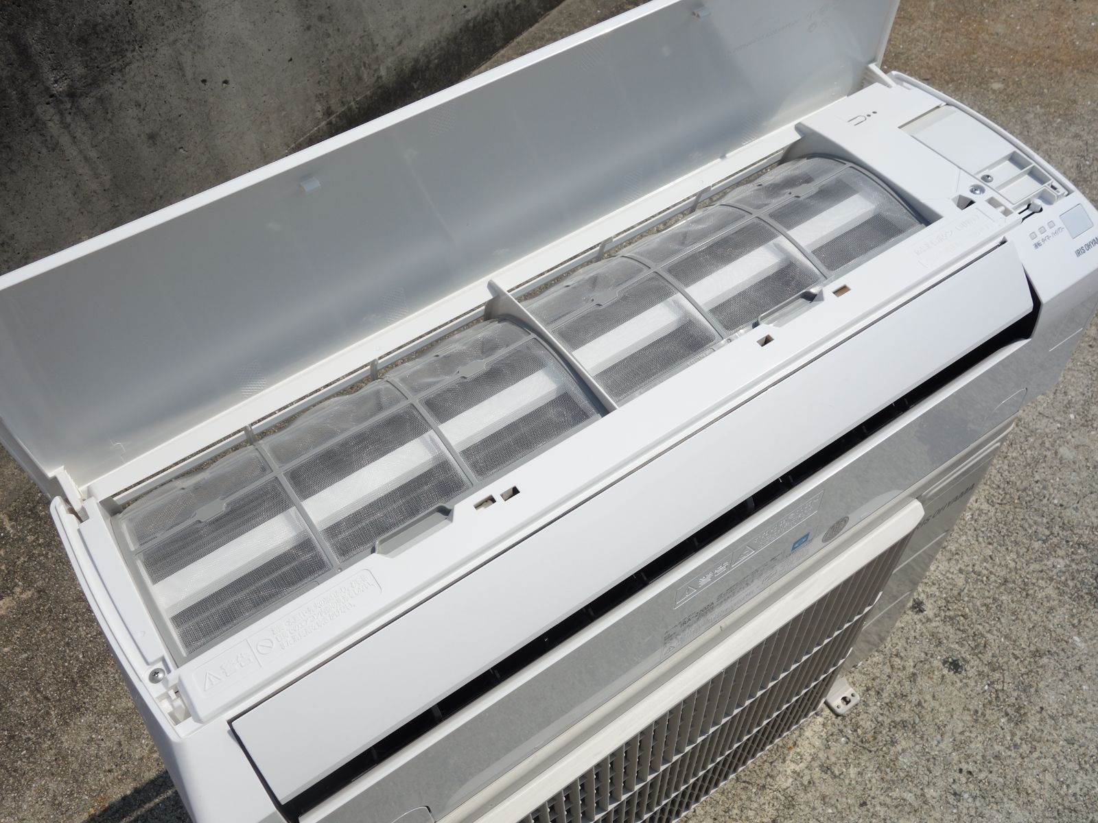 中古】M▽アイリスオーヤマ ルームエアコン 2018年 2.2kw ～8畳
