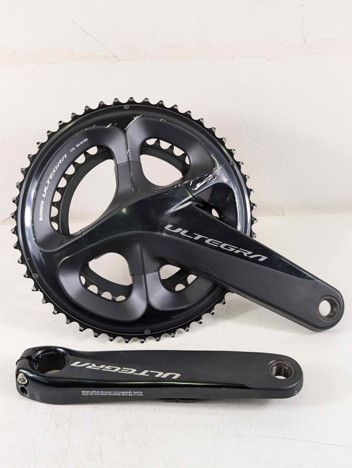 SHIMANO クランク　ULTEGRA FC-R8000 50-34T 170 ULTEGRA] FC-R8100 クランクセット 12s 170mm 50-34T【シマノ
