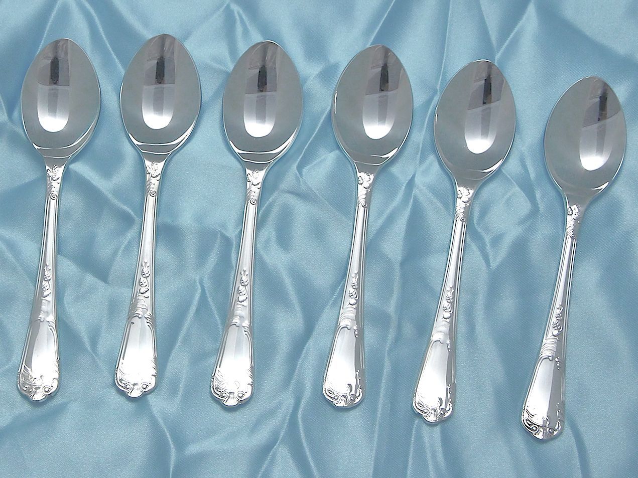 英国製 コーヒースプーン6本 シルバープレートEPNS A1 ラリージェンス