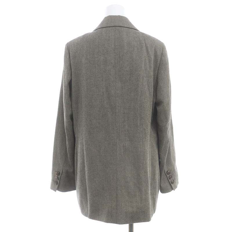 ジャーナル レサージュ journal standard L essage ダブルブレスドジャケット テーラードジャケット 総裏地 茶色 ブラウン ES OS