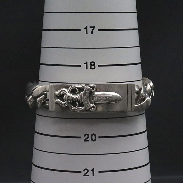 クロムハーツ オールドダガーIDクラシックリンク ブレスレット クロム