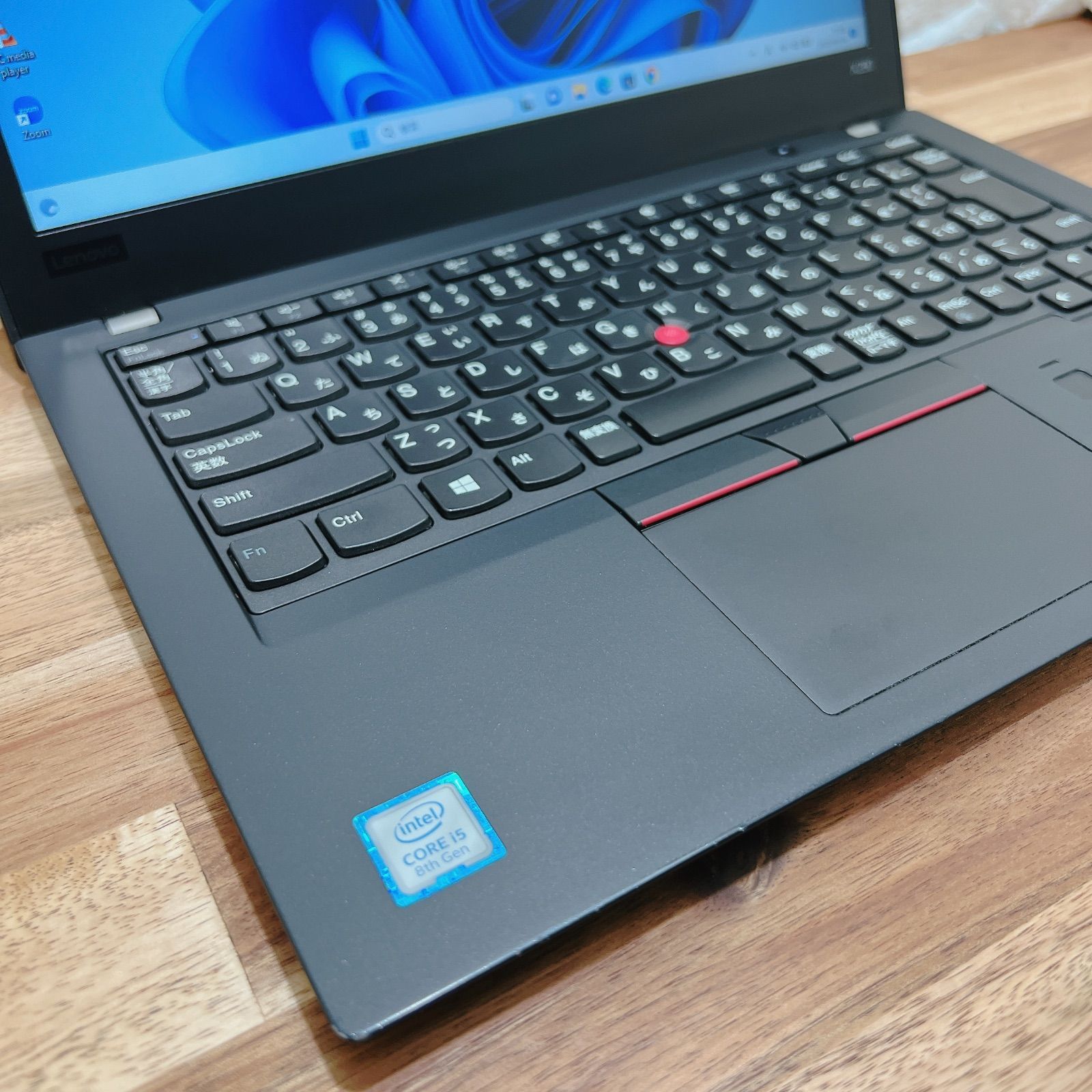 美品】Thinkpad☘メモ8GB/SSD256GB搭載☘Corei5第8世代-