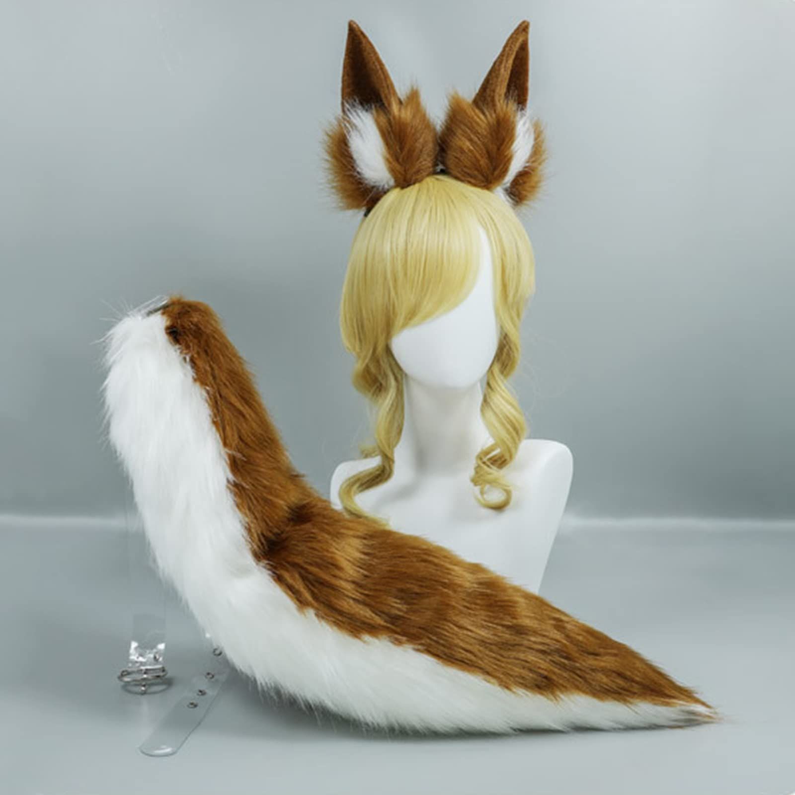 Amazon | WOONEKY 1 セット 猫耳 オオカミの衣装アクセサリー