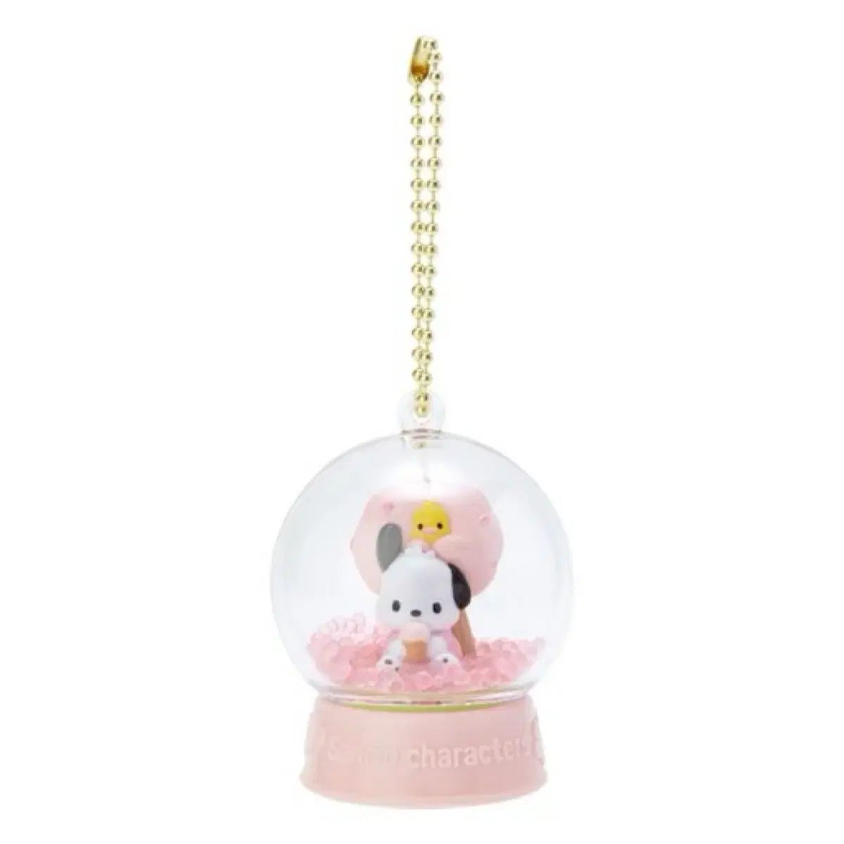 【雷市場（ポンジャン）商品韓国直送】 Sanrio(サンリオ) さくら 雪 キーリング 雪だるま ポチャコ