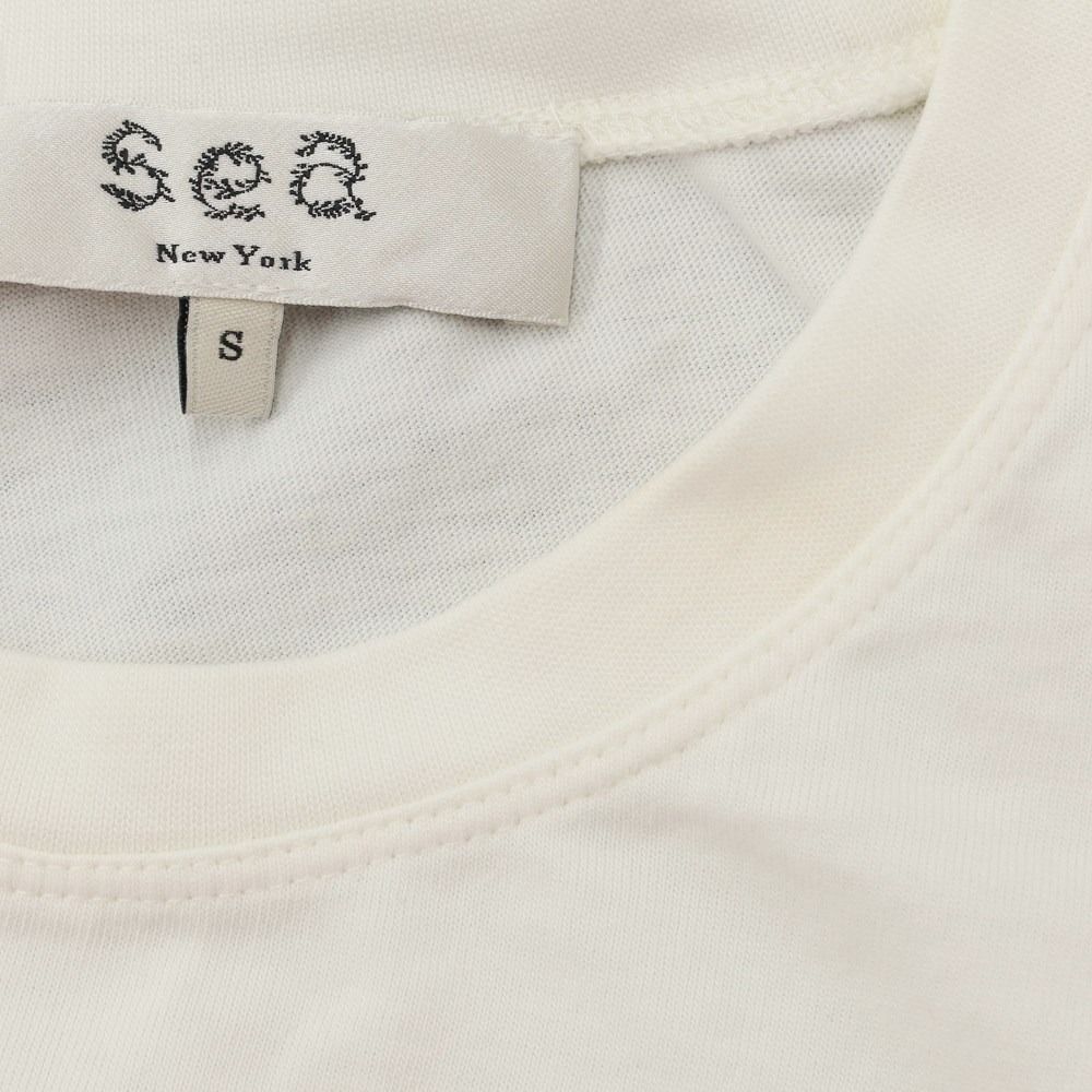 【中古】シー ニューヨーク Sea New York コットン レース 半袖 Ｔシャツ オフホワイト【サイズS】【レディース】 Sea New York - seaニューヨークホワイト半袖Tシャツの通販 by min