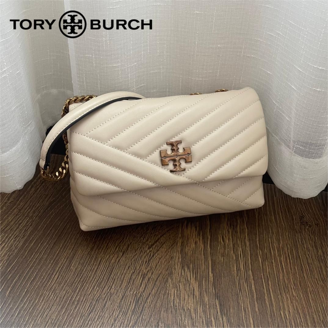 トリーバーチ TORY BURCH ショルダーバッグ スモール キラ チェーン クロスボディ 斜め掛け ホワイト レディース #90452 - メルカリ