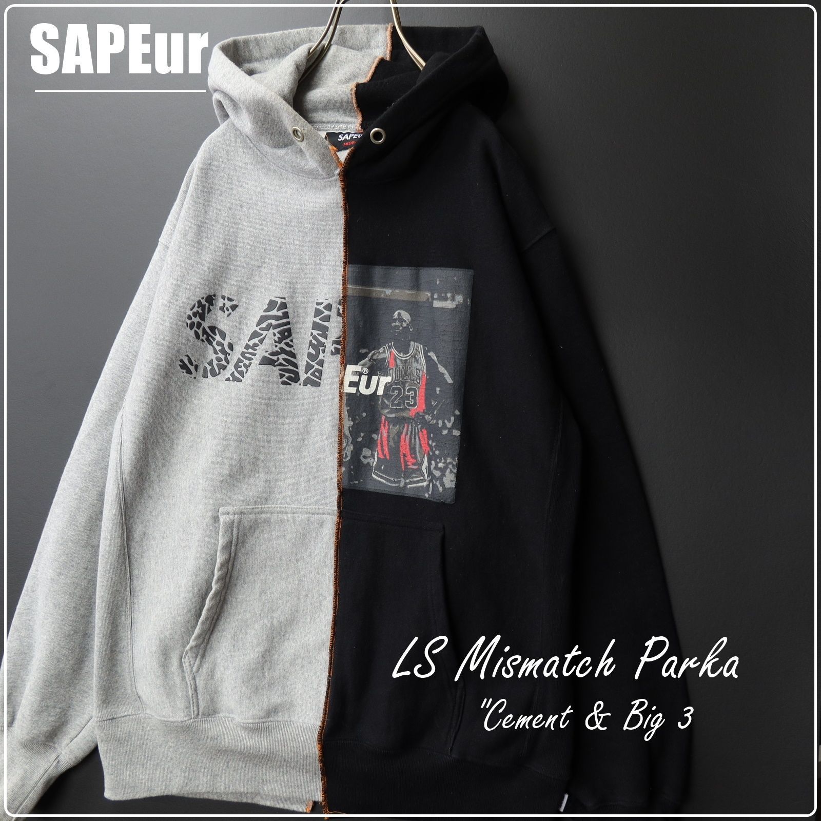 SAPEur BIG3 パーカー サプール SAPEUR sapeur Big3 2枚セット パーカーTシャツ 【公式通販】