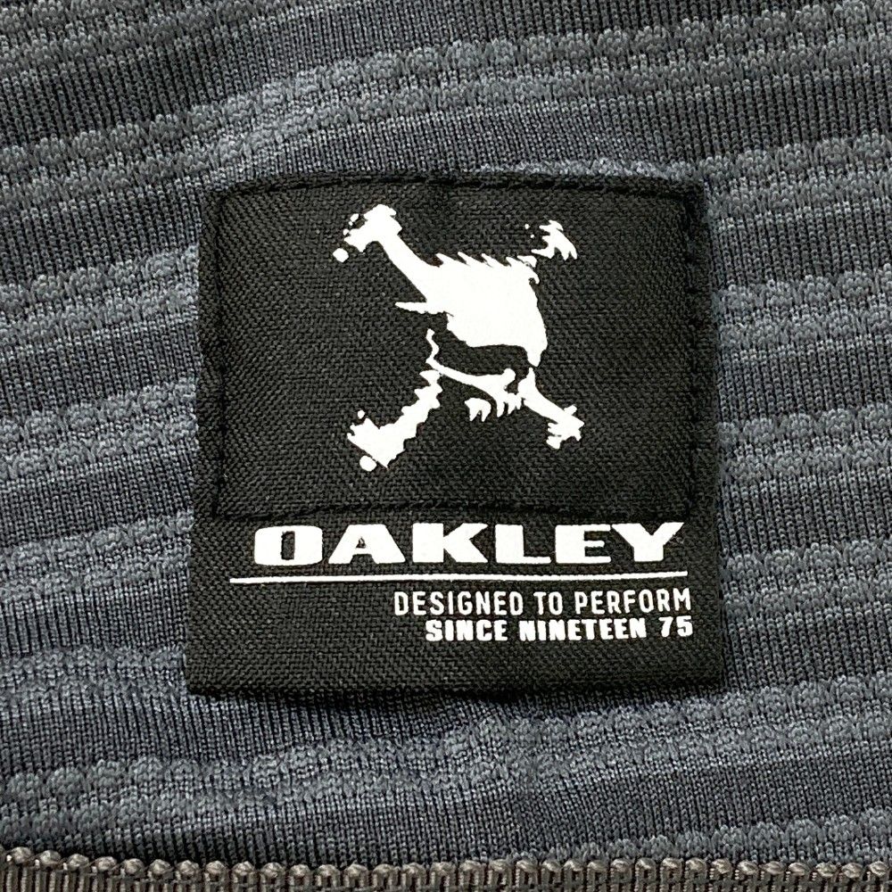 サイズ： OAKLEY オークリー 434392JP 半袖ポロシャツ ボタンダウン ボーダー柄 グレー系 [240101370158] ゴルフウェア メンズ ストスト サイズ： OAKLEY オークリー 434392JP 半袖ポロシャツ ボタン