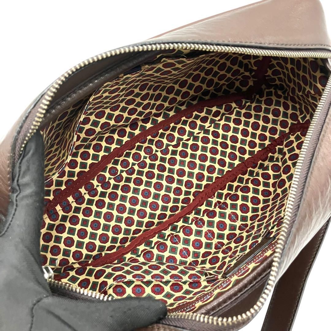 極美品 2167 Daniel&Bob ショルダーバッグ レザー ブラウン 極美品 2167 Daniel&Bob ショルダーバッグ レザー ブラウン