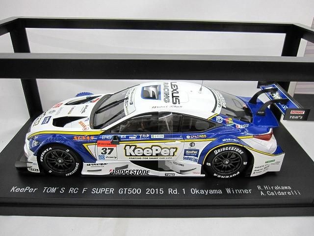 1/18 エブロ KeePer TOM'S RCF 2015 岡山優勝 キーパー 1/18 エブロ KeePer TOM'S RCF 2015 岡山優勝 キーパー