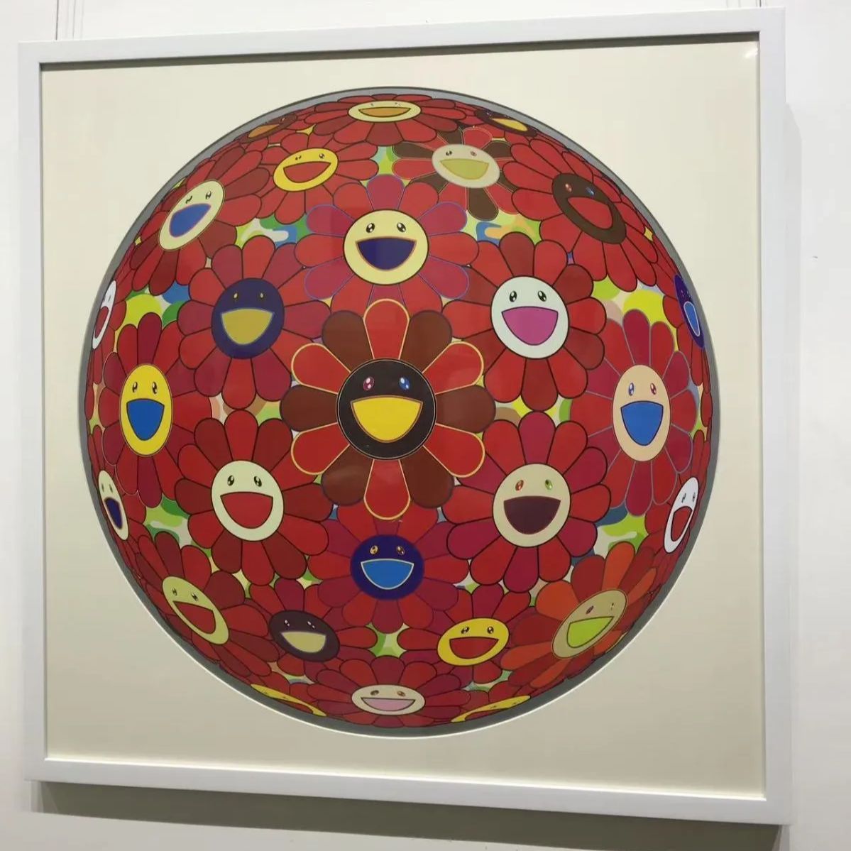 美品 レア Takashi Murakami 村上隆 レア Flowerball (3D) - Red