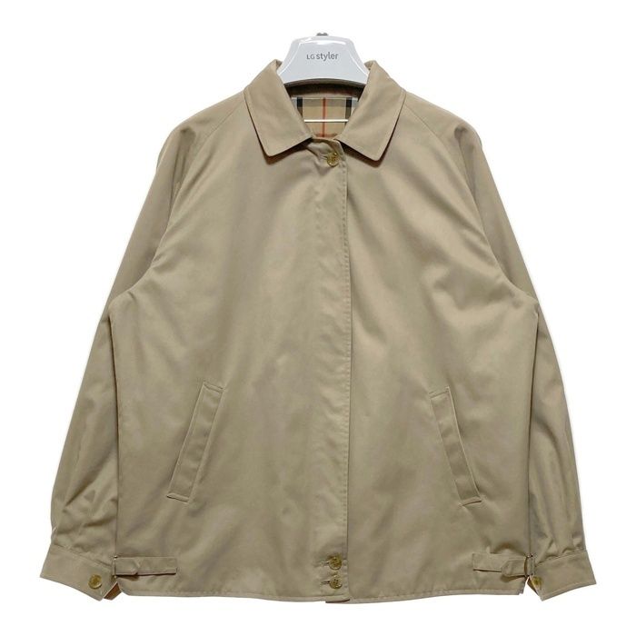 英国製 80s burberrys スウィングトップ ベージュ ハリントン ☆burberrys バーバリー 英国製 80s スウィングトップジャケット