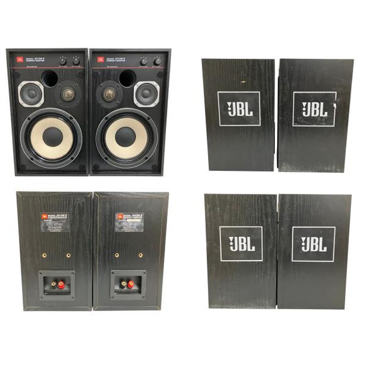 JBL 4312MII スピーカー ペア ブラック コンパクトモニター