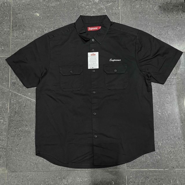 Supreme Rhinestone Pin Up S/S Work Shirt 
