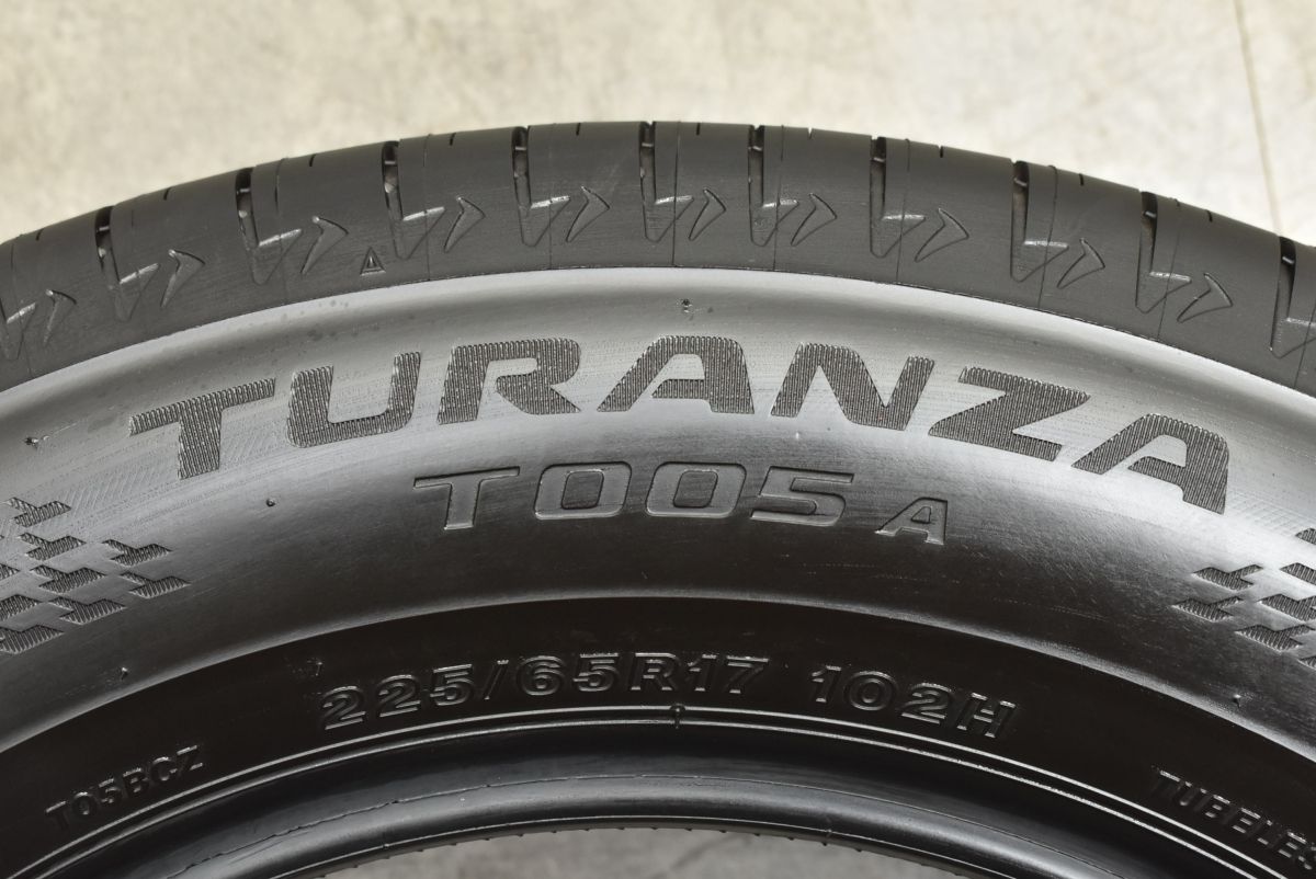 新車外し【送料込】ブリヂストン　トランザ　 225/65R17 4本セット 新車外し‼️225/65R17 ブリヂストン TURANZA 4本セット