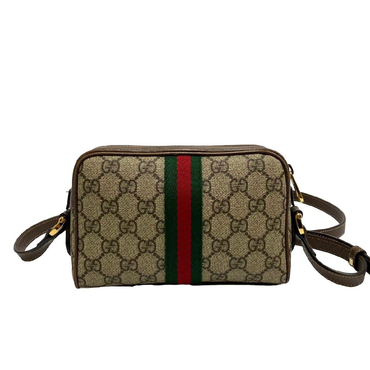 極 美品 レア品 箱 袋付 GUCCI グッチ オフィディア シェリーライン GG 