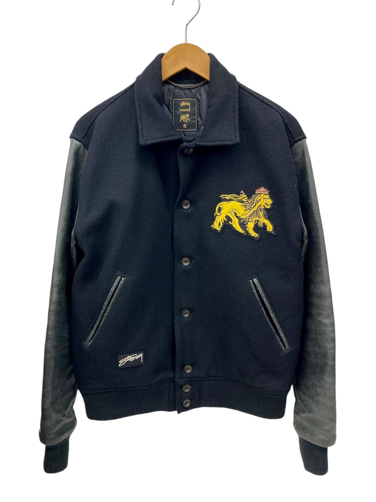 未使用ラスタ stussy スタジャン NEXUS7 30周年記念 袖レザー 【公式通販】