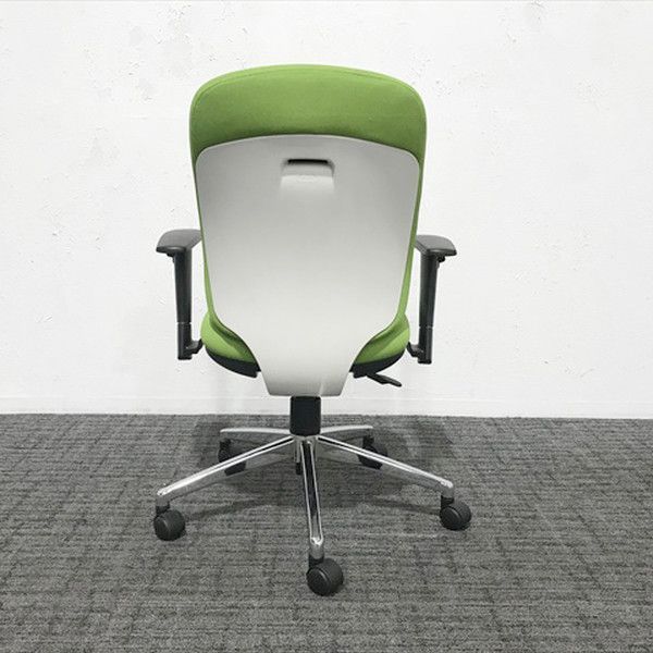 プリセアチェア ハイバック オフィスチェア プラス イエローグリーン
