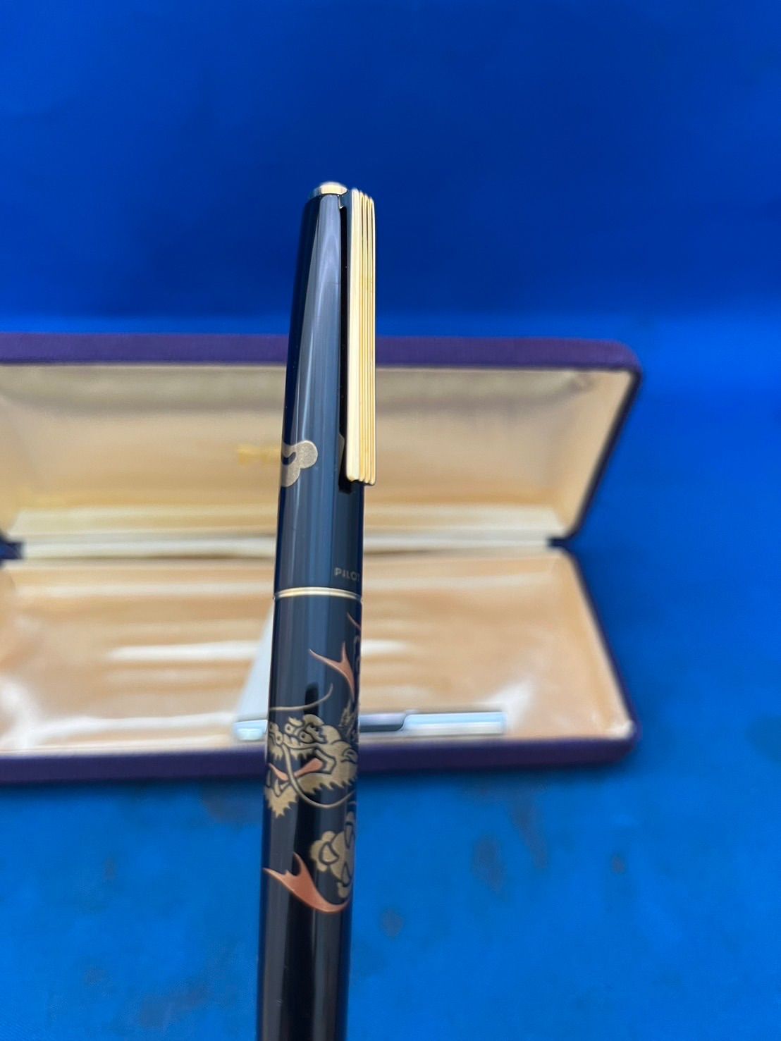 KM専用パイロット蒔絵万年筆　龍14金ペン 国光会 PILOT/パイロット 國光會 蒔絵 龍 ペン先14K ニブ/M 万年筆