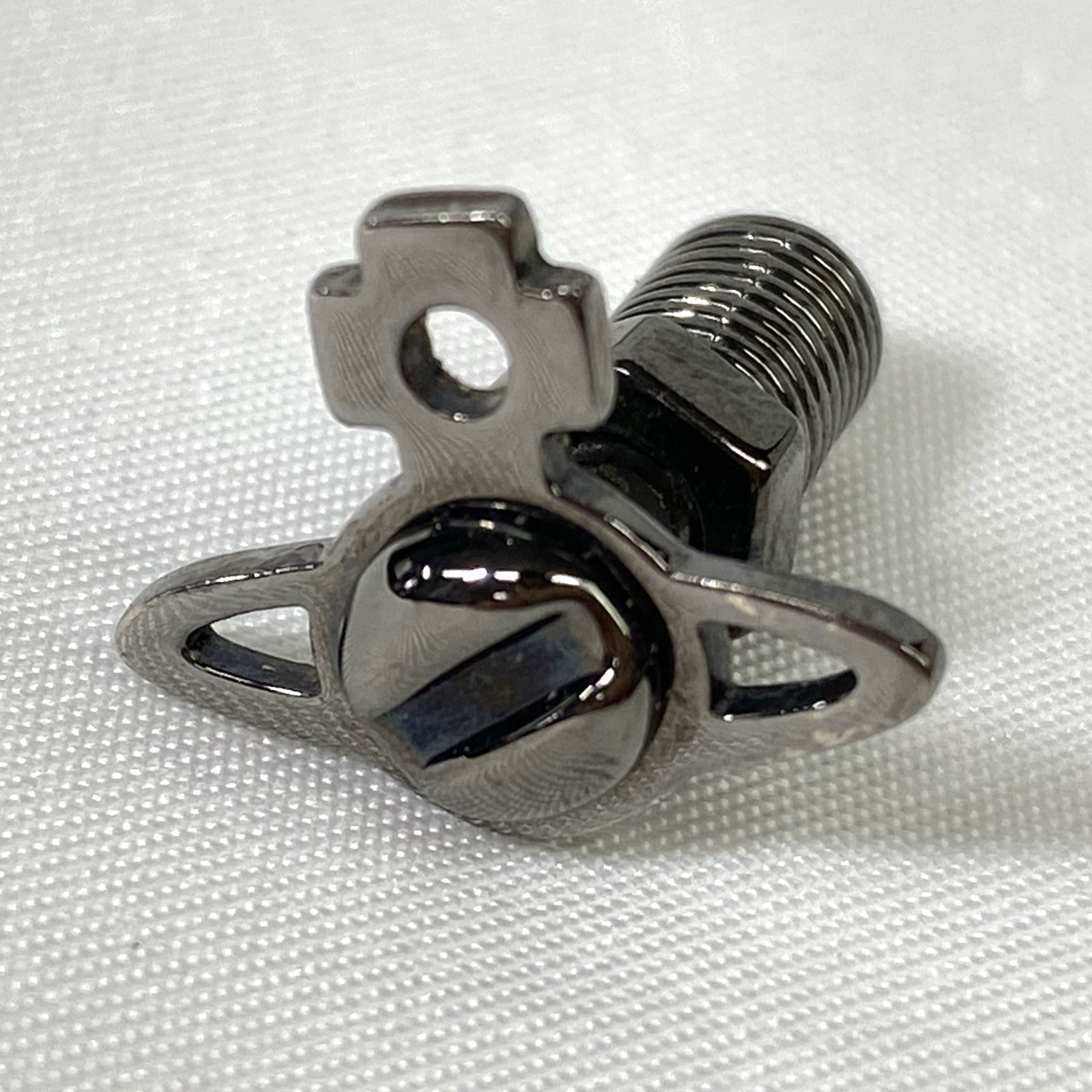 Vivienne Westwood ヴィヴィアンウエストウッド 片耳 シングル ピアス JOLES ネジ 箱 証明書付き 25j菊-