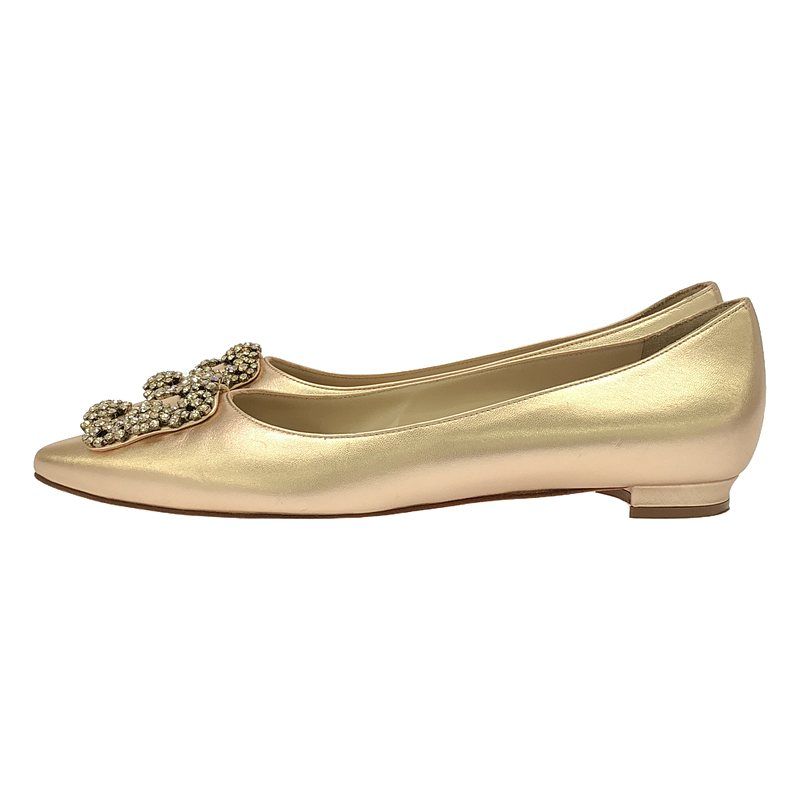 マノロブラニク MANOLO BLAHNIK パンプス 靴 シューズ ビジュー レース  