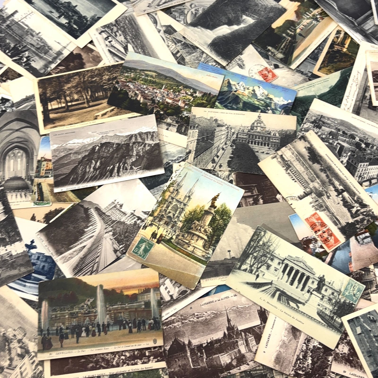 フランス＆ヨーロッパの古いポストカードまとめ買い
